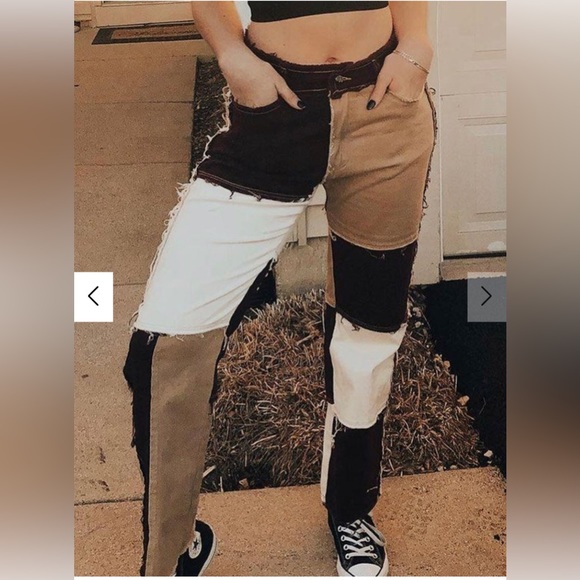 NWT Patchwork Boyfriend Jean (27-28/Small) - Picture 4 of 8